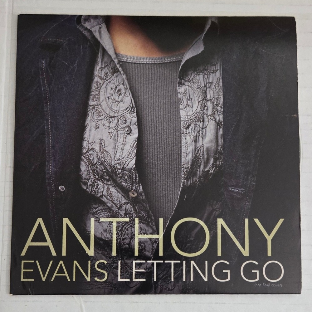 Anthony Evans Letting Go CD 2006 Promo‎ Advance Preview Christian Gospel INO